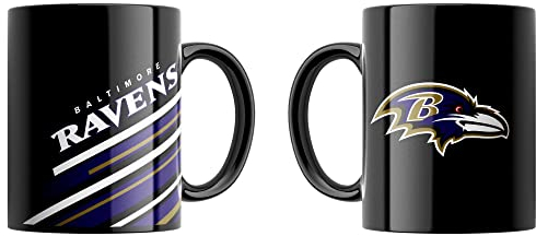 Great Branding Baltimore Ravens NFL Classic Mug (330 ml) Stripes Tasse - STK