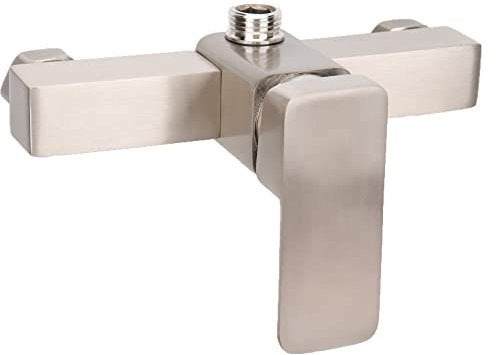 Rubinetto per Doccia da Bagno Rubinetto per Doccia Semplice A Parete Rubinetto per Vasca da Bagno Miscelatori per Doccia Rubinetto Miscelatore per Acqua Calda E Fredda, Spazzolato,60 * 150mm