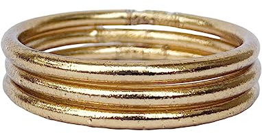 EMME Bangles EVERYDAY RAIN OR SHINE BRACELETS THAI - 3 Piece Set (gold, large)