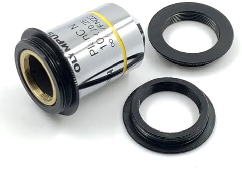 JALYKA C-RMS Mikroskop Objektiv Ring RMS-C RMS Gewinde Zu C Mount Adapter Ring for Mikroskop Objektiv Kamera M20 M25 (Color : 1PC RMS to C)