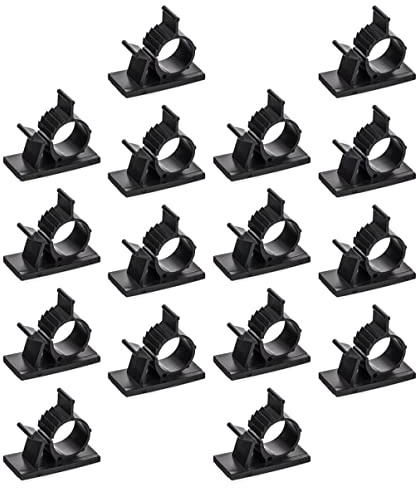 Selbstklebende Verstellbare Kabelclips 100 Stück für Kabelhalterung
