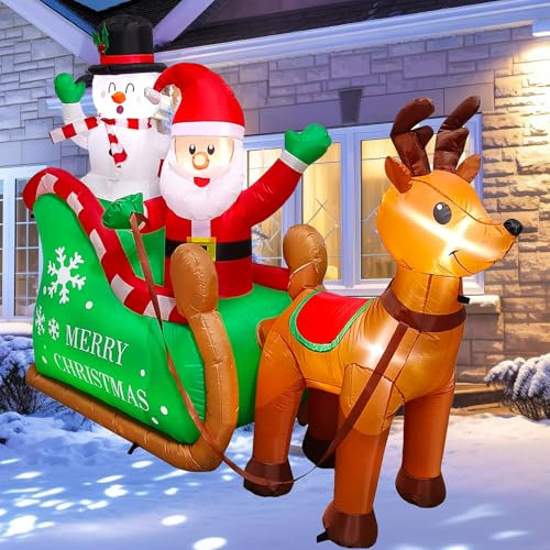 Aufblasbarer Weihnachtsmann