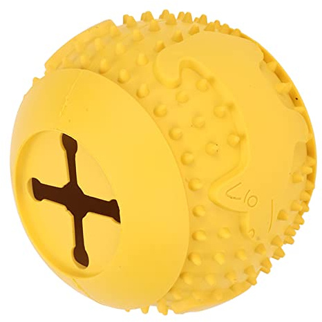 Tomvorks Pelota de Juguete de Goma para Perros, Entrenamiento IQ, Limpieza de Dientes, Fugas de Mascotas, Pelota de Comida para Perros, Cachorros, Mascotas, Gatos Adecuados, Perros,