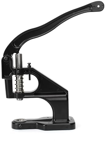 WUTA Ösenmaschine, Profi Ösenpresse Set, Handpresse Ösenzange für DIY Handwerk(Keine Matrizen,ohne Form)
