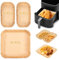 150 Stück Backpapier für HeißLuftfritteuse Cosori Turboblaze Zubehör 5,5l/6,0l/6,2l - Airfryer Backpapier für Philips Airfryer 5000 Serie XXL/NA230 - Backpapier HeißLuftfritteuse für Ninja Af180eu