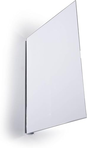 Durable Fahnenschild magnetisch, Regalschild A4 hoch, transparent, 187419 | Gangschild aus PET Hartfolie, 210 x 297 mm, rechtwinklig, mit Daumenstanzung & Magnetstreifen