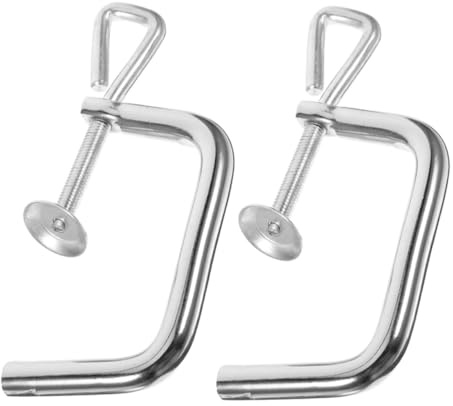 SOLUSTRE 2pcs Heavy Duty Adjustable Pasta Maker Fixing Clamp Universal Noodle Maker Accessory Replacement Parts for Manual Pasta Making Machines