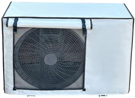 Cubierta para aire acondicionado exterior, impermeable, resistente a la intemperie, protección contra el polvo, antinieve, resistente al sol, protección contra el polvo