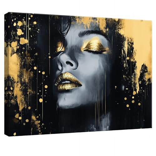 WallArena Leinwand Bilder 100x70 cm | Frau, Leinwandbilder, Bild auf leinwand, Format: 100x70 cm (BxH) - einteilig auf Canvas Leinwand. Das Leinwand
