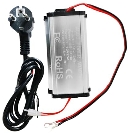 Fuente de Alimentación 220V a 12V - Convertidor Plug and Play para Electrodomésticos | Fuente 220V a 12V para Calentador Diésel | para Autocaravana Furgoneta Camión Camping Hogar y