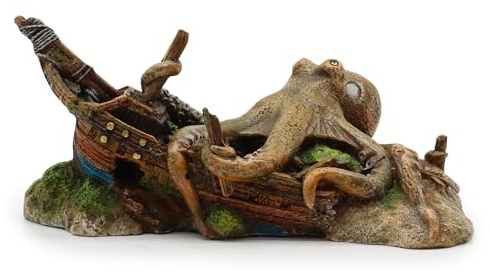 Amtra Wave A8011640 Schiffswrack mit Octopus