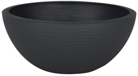 Pflanzschale Graphit Ella, anthrazit, Ø 24,5 x H 10 cm