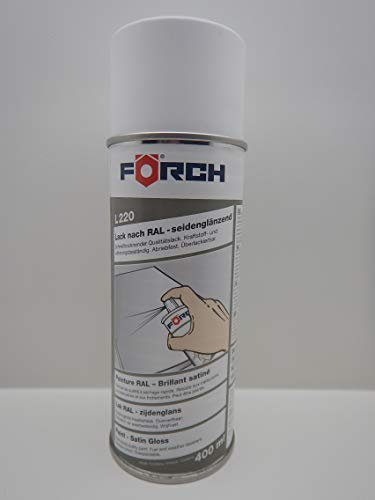 FORCH REINWEISS Weiss RAL 9010 Lack LACKSPRAY Spray SPRAYDOSE SEIDENGLÄNZEND (1)