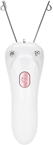 Sonew Elektrischer Gesichtshaarentferner, USB-Aufladungs-Epilierer für Baumwollfäden für Frauen, Haarentferner mit physischer Bedrohung für die Verwendung im Gesichtsarmbein (Rosa)