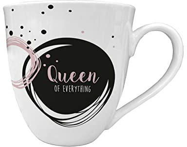Jumbo Tasse Home Time queen of everything 560ml, Bunt