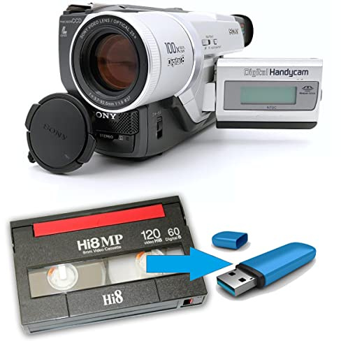 8mm Video Tape Player for Playing 8mm Tapes and Digitizing Tapes