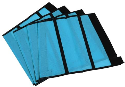 ciciglow Pferdefliegenstiefel, Reißfeste, Feinmaschige Pferdefliegengamaschen, Verhindern Trampeln, Schützend und Bequem für die Pferdeweide (Blue)