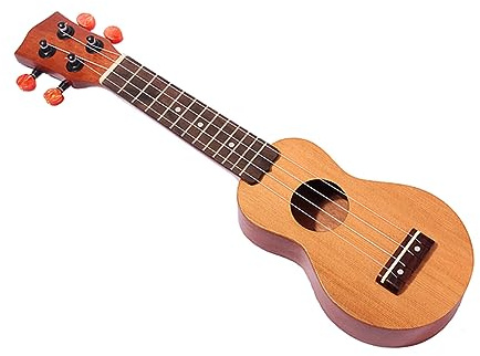 Toddmomy Taschen Ukulele Traditioneller Form mit 4 Saiten und Schallloch Kleiner Voller Klang als Einführung in Musik für Kinder