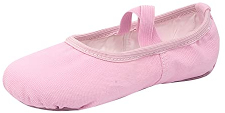 Chaussure de Ballet Danse Classique Toile Chaussures Gymnastique Yoga Ballet Chaussons pour Filles Femmes EU25-39
