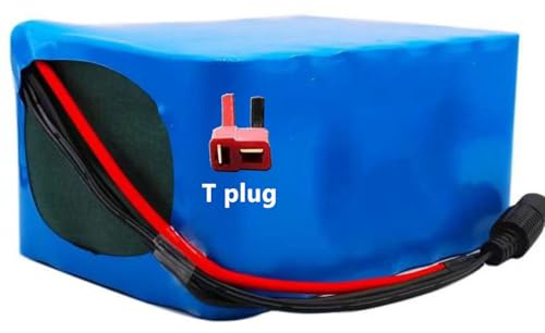 Elektroroller-Batterie 60V 20Ah E-Bike Akku Pack 16S2P Mit BMS A 67.2V 2A Ladegerät Für 250 W-1000 W E-Bike Elektrofahrrad-Scoote Motor T Plug,60V 20Ah