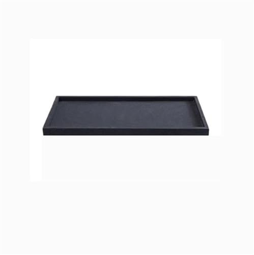 Base Plateaux d'égouttage for plantes d'intérieur, palette en résine synthétique, soucoupe for jardinière, for salon, balcon, terrasse Réutilisable(Noir,X-Large)