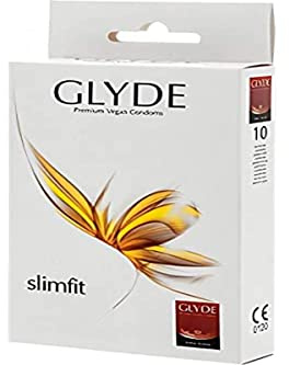 Glyde Ultra Slimfit 10 schmale Condome, vegan, 49mm Breite
