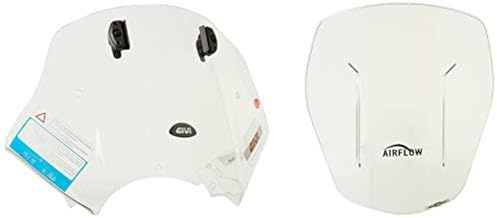 GIVI AF330 Sécurité et Assistance en Cas de Panne Écran Trasscorrevole avec Protège-Mains | Hauteur 42 à 54 cm, largeur 54 cm, transparent, réglable, homologation E, ABE 30926 compatible avec BMW R 1200 GS 2004-2012