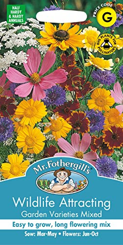Mr Fothergill's 19577 Flower Seeds, Wildlife Attracting Garden Varieties Mixed