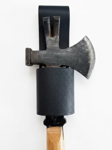 New Black BBI Leather Axe Holder Strong Built