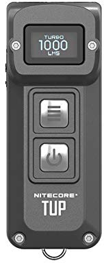 Nitecore Tup Intelligente Taschenlampe, 1000 Lumen, Grau