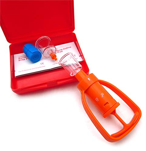 HTTMT- ET-Extractor001 -Outdoor Emergency Venom Extractor Pump First Aid Safety Snake Bite Tool Kit