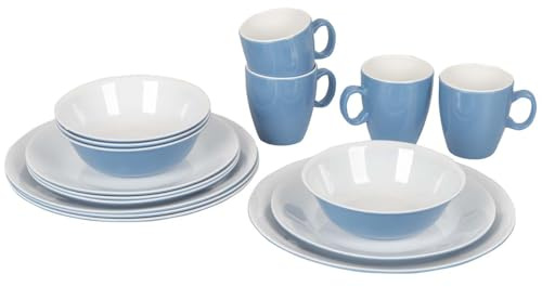 Bo-Camp Set da tavola unisex, blu, taglia unica