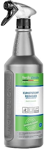 ferdoclean® 1000 ml di detergente biologico per plastica | 1 X 1 L detergente delicato per porte di garage, porte di casa, telai delle finestre ecc. | Non miscelare – Ready to use detergente