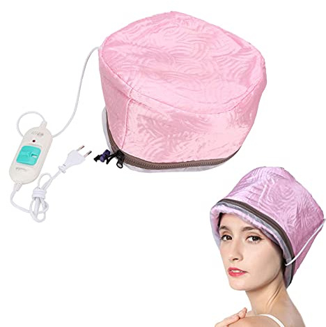 SPA Vapeur de cheveux électrique pour cheveux naturels abîmés Nourrissant Hydratant Capuche vapeur chaude Manteau de soin Traitement des cheveux Cure capillaire