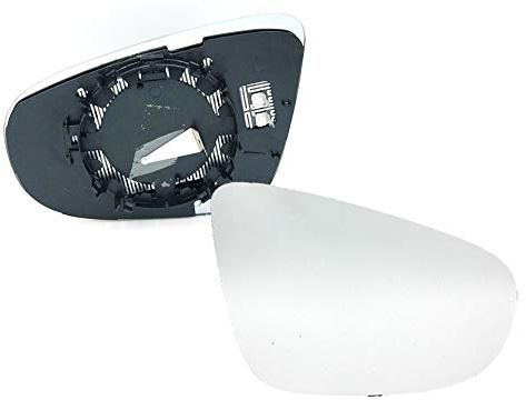 Spiegelglas Spiegel Außenspiegel Rechts beheizt Beifahrerseite LHD | kompatibel mit Golf 6 Touran by HZ-DESIGN
