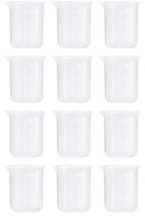 Vasos de Precipitados de Polipropileno. Vasos Medidores Plástico. (50ml, 1)