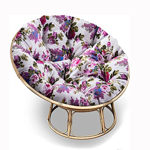 SRHWBF Papasansessel Kissen Papasan-Sitzkissen Papasan-Stuhlkissen Outdoor Kissenkissen bequem Für Innen Balkon Draussen Patio Garten (NUR Kissen) (2 Ø170cm/66.9 in)