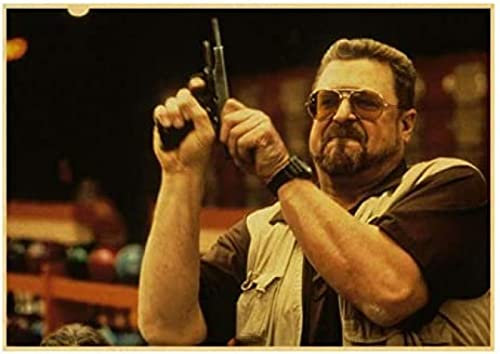 Poster The Big Lebowski Vintage-Filmplakat, Wandkunst, Bilder, Leinwand, Malerei, Poster Und Drucke, Heimdekoration 50X70Cm Kein Rahmen