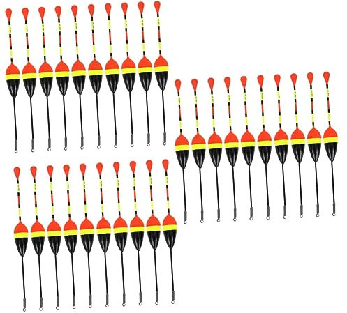 Toddmomy 30pcs Fishing Tackle Tool Buoy Carp Floats Sea Fishing Float Carp Cradle