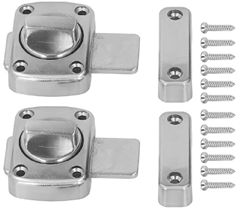 Pestillo De Perno De Seguridad, Pestillo De Perno Giratorio, Pestillo De Puerta Pestillos De Perno Deslizante Cerradura, Tornillos Pestillo De Cerradura De Aleación De Zinc Para Muebles Puerta De Baño
