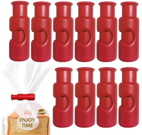 Gkumgwo Grip Sticks Bag Sealers, Reusable Food Bag Clips - Bread Clips Reusable for Efficient Food Storage, Keeps Bread, Food Packages, Pickled Foods Fresh