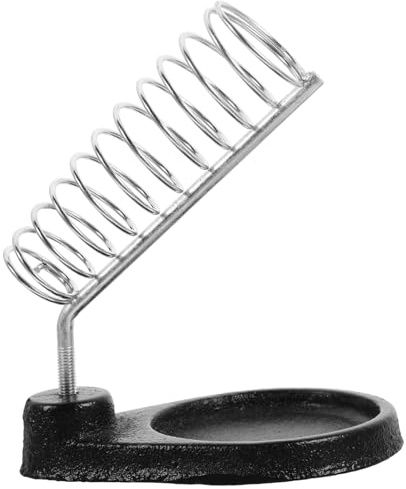 jojofuny Stable Base Soldering Iron Holder Heavy Duty Iron Stand Multi-Function Soldering Support and Wood Burning