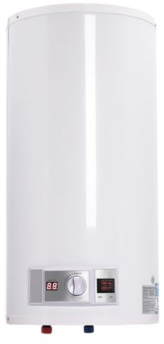 vinnyooc 50L Chauffe-eau électrique, Chauffe-eau Instantané, Chauffe-eau Appareil avec Kit de Douche Montage Mural Température 25-75 ℃ pour Cuisine Salle de Bains Appartement