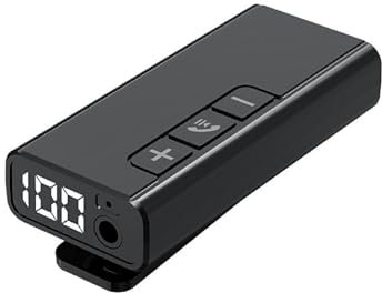Boannice Adaptateur Bluetooth, Récepteur Bluetooth 5.1, Adaptateur Audio sans Fil, Appels Mains Libres, Faible Latence, pour Autoradio, Casque Filaire, Haut-parleurs, avec Fente pour Carte TF
