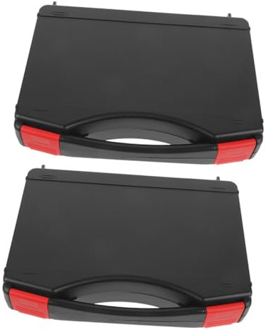 HOMOCONO Tragbarer Werkzeugkasten Kunststoff 2 Stück Kompakter Kleiner Werkzeugkoffer Mit Griff Stoßfest Und Langlebig Praktischer Organizer Für Reisen Und Handwerk