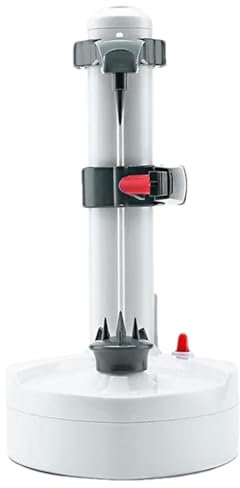 Automatic Potato Switching Machine, Electric and Fruit Peeler for Carrots, Cucumbers, Apples, Hands- Kitchen Peeler with Stainless Steel , Quick, Safe Peeling for Potatoes, B