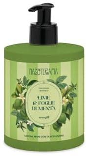 Nasoterapia Sapone Mani Rigenerante Lime e Foglia di Menta 500 ml