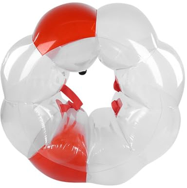 TOPINCN Bolas de Burbujas Inflables de Diseño Ergonómico a Prueba de Agua, Juguete para Agarrar el para Adultos, Transparente, 120cm para Patios Traseros y Parques (#2)
