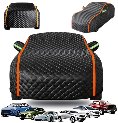 Bache Voiture Extérieur Anti Grêle Epaisse pour Peugeot 306 Cabriolet 1993-2002,Housse de Protection Étanche Anti-Poussière,Anti-Salissure,Anti-UV,avec Bandes Réfléchissantes