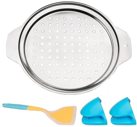 Spaetzle Maker Lock med värmeisolerade handtag rostfritt stål nudelsil för krukor och stekpannor effektivt dränering köksverktyg